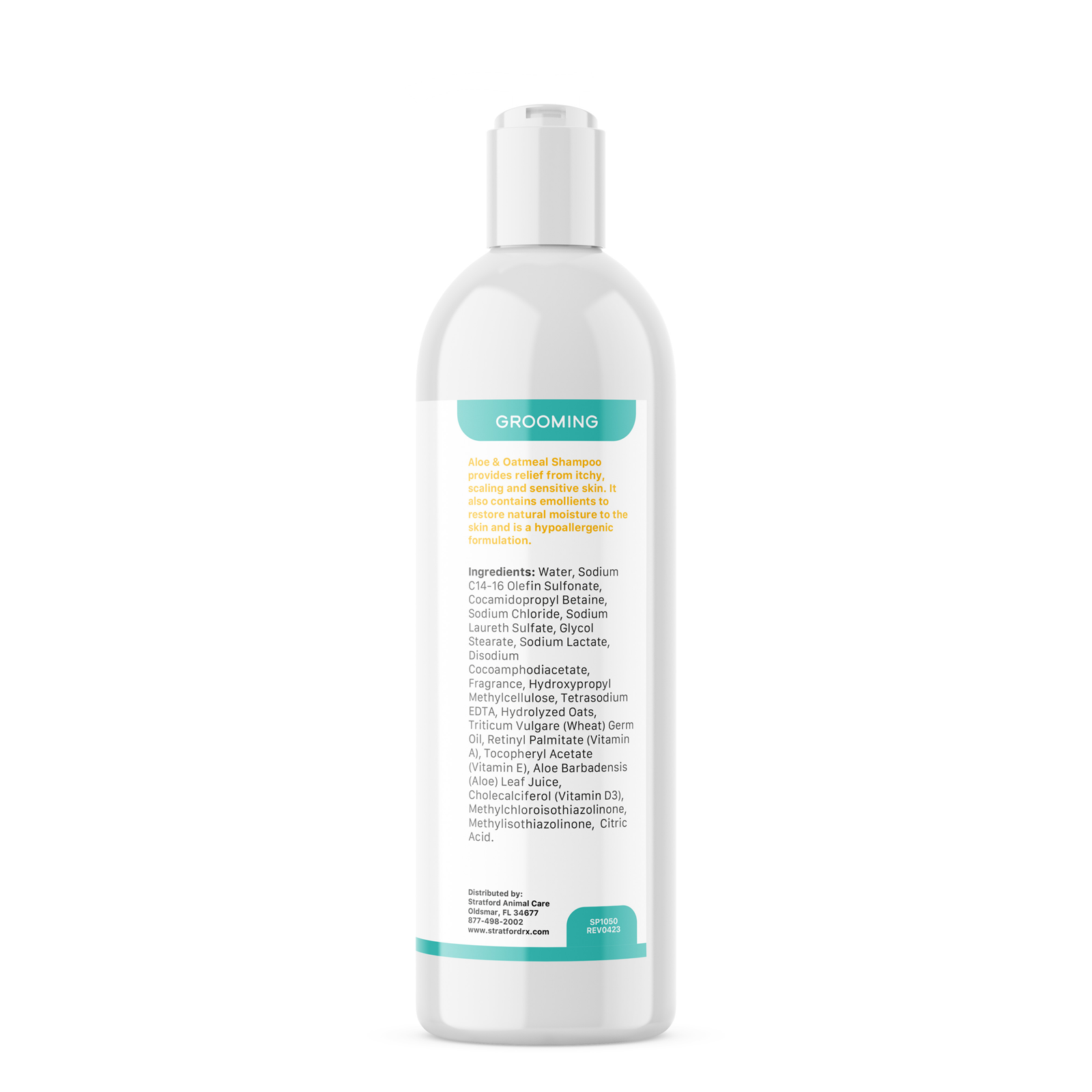 Aloe & Oatmeal Shampoo – Moisturizing Shampoo for Skin Relief, All-Natural, Soap-Free & Gentle. - Image 3